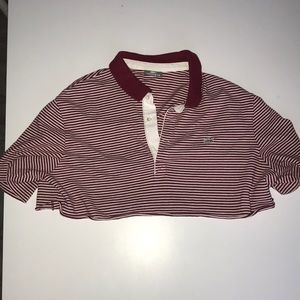 Vintage Lacoste cropped polo